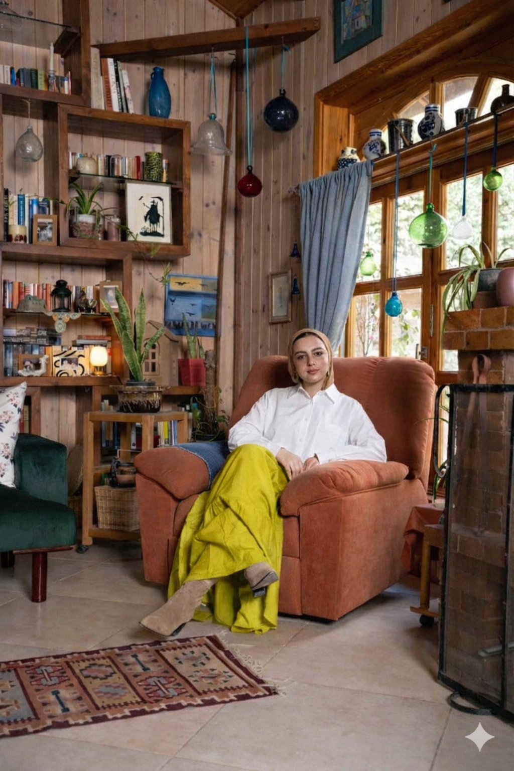 Safari White Linen Shirt