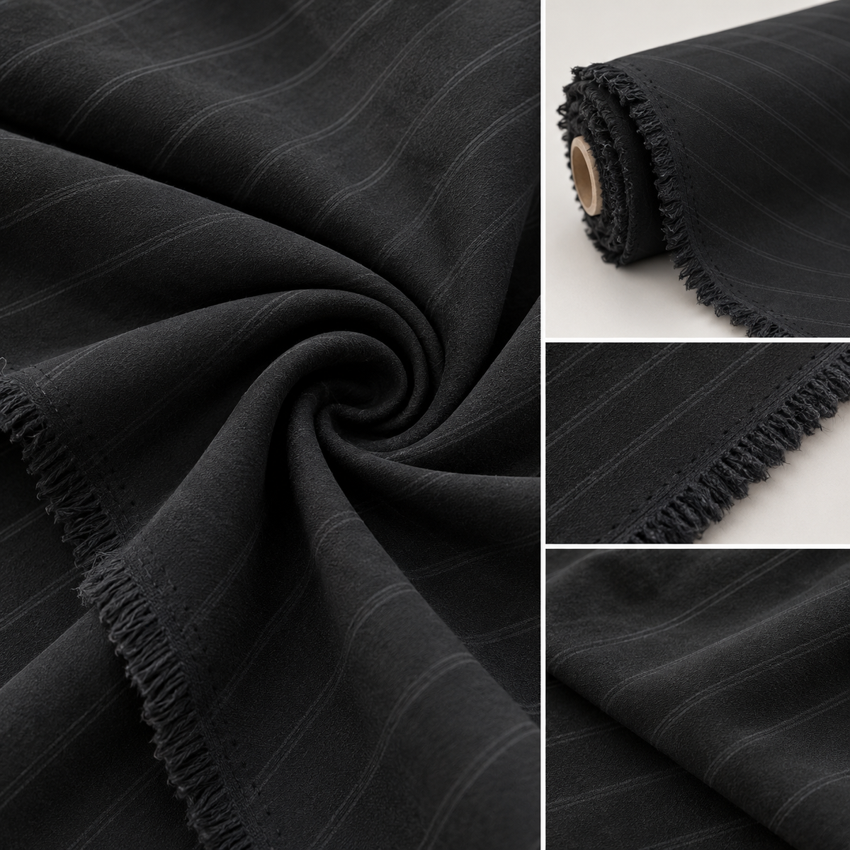 Pinestripe Flow Skirt