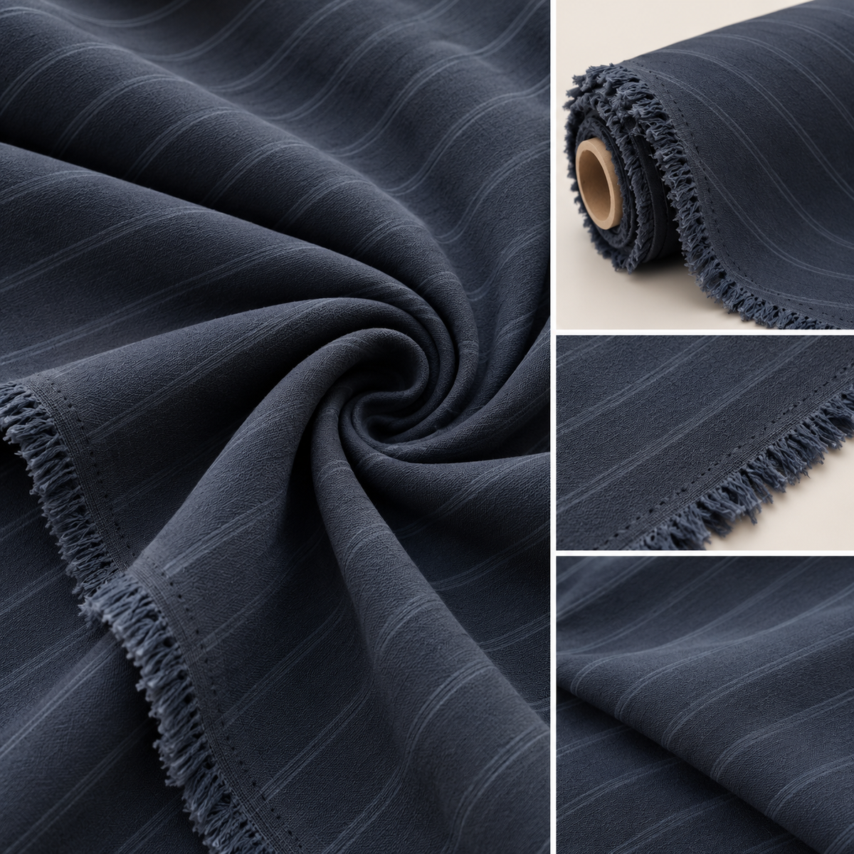 Pinestripe Flow Skirt