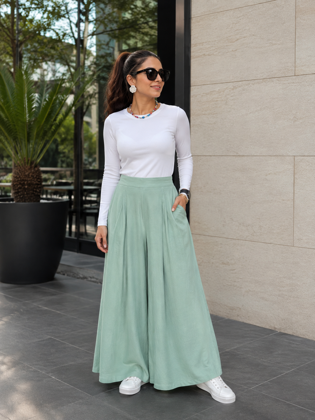 Super Wide Leg Pants 💚