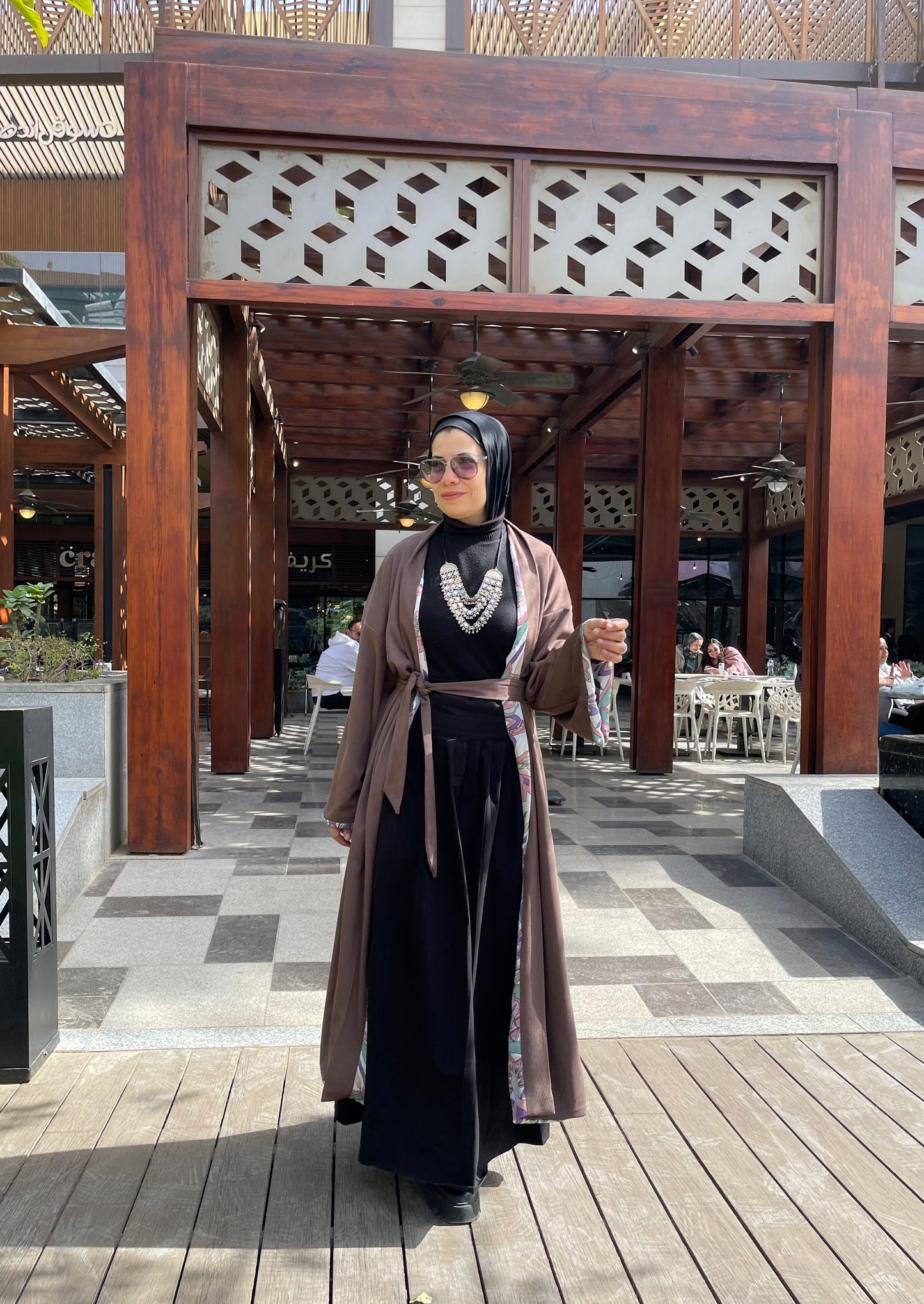 Nooreen Double Face Abaya