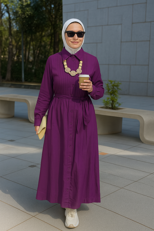 Pleated Dress