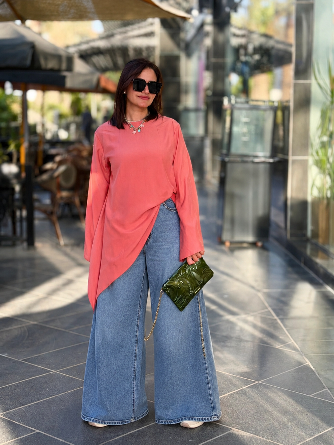 Asymmetric tunic