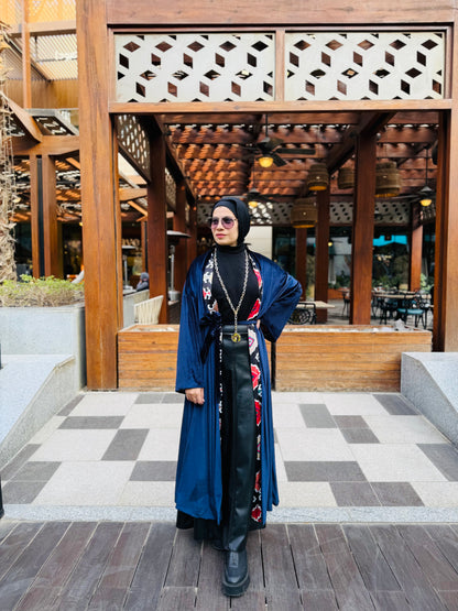 Velvet_satin Kaftan