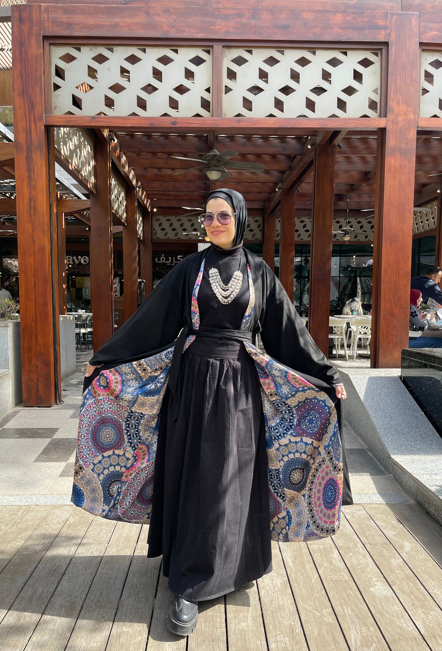 2-in-1 Velvet & Silk Kimono