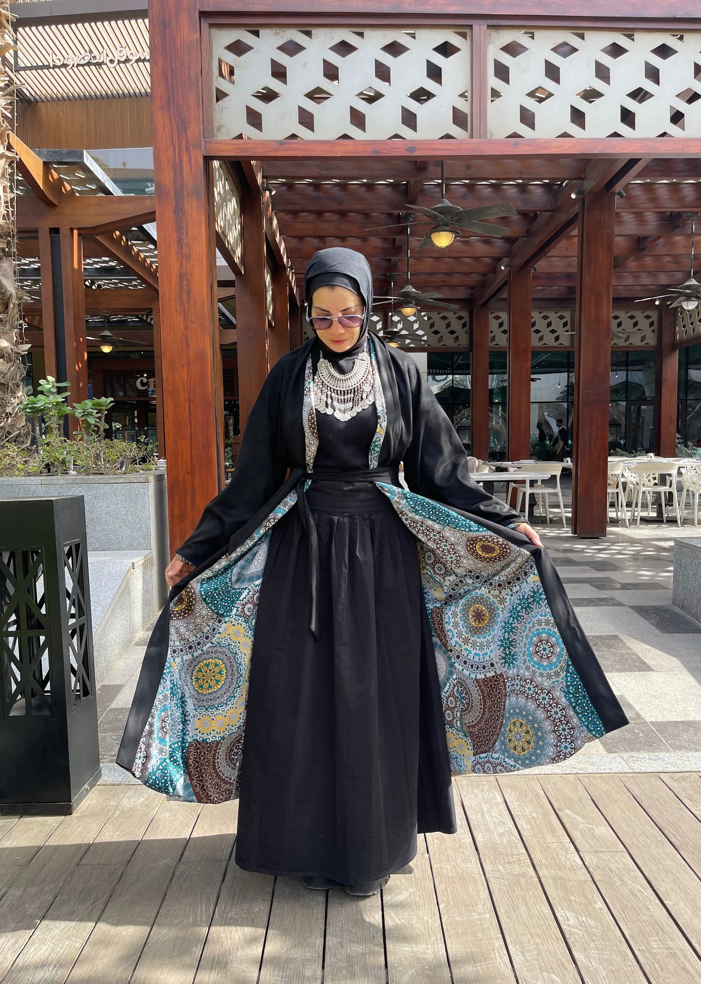 2-in-1 Velvet & Silk Kimono