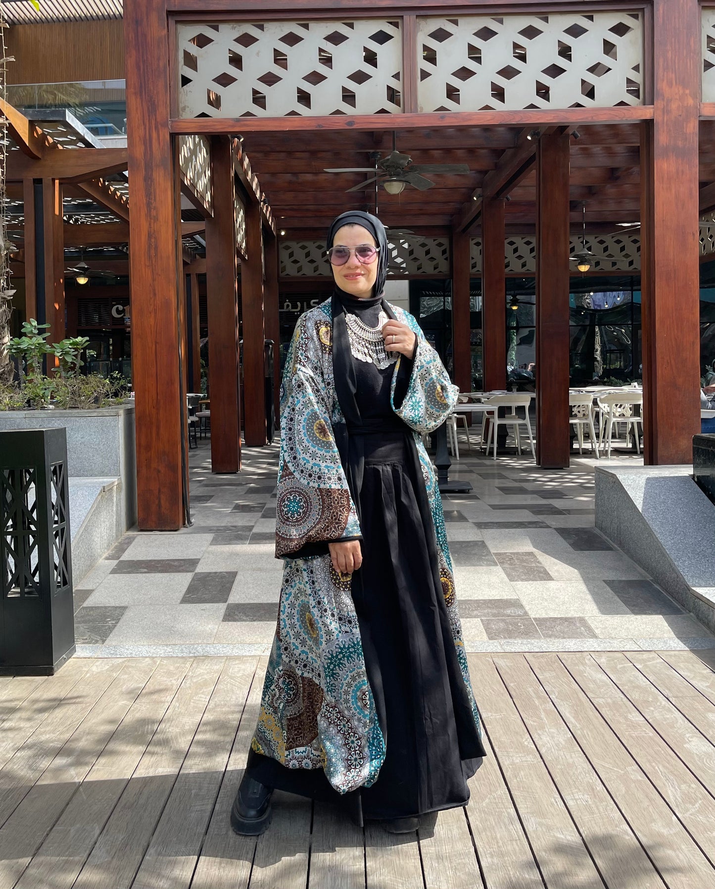 2-in-1 Velvet & Silk Kimono