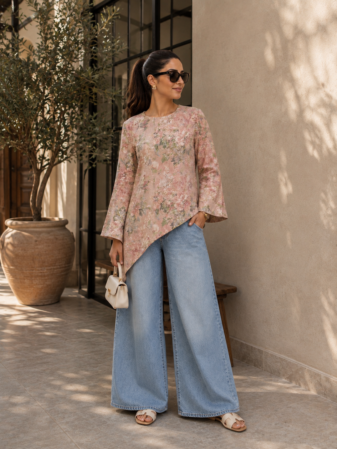 Empire Asymmetric tunic