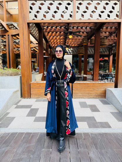 Velvet_satin Kaftan