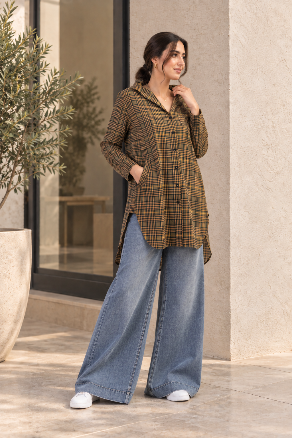 Wool Plaided Shirt