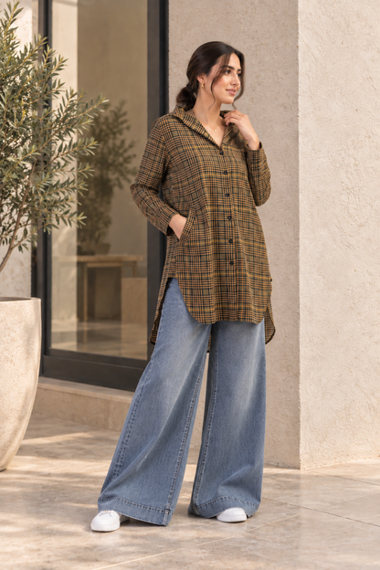 Wool Plaided Shirt