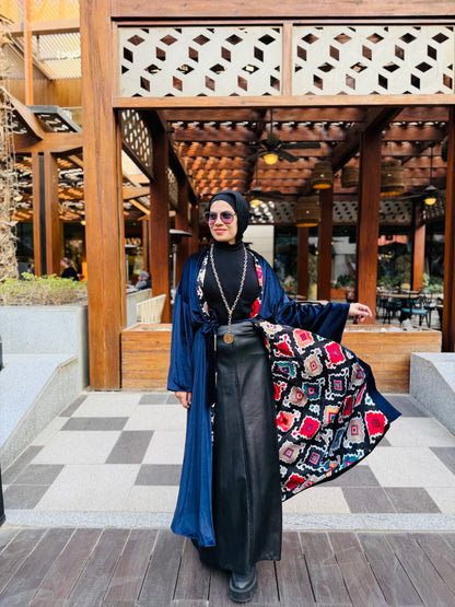 Velvet_satin Kaftan