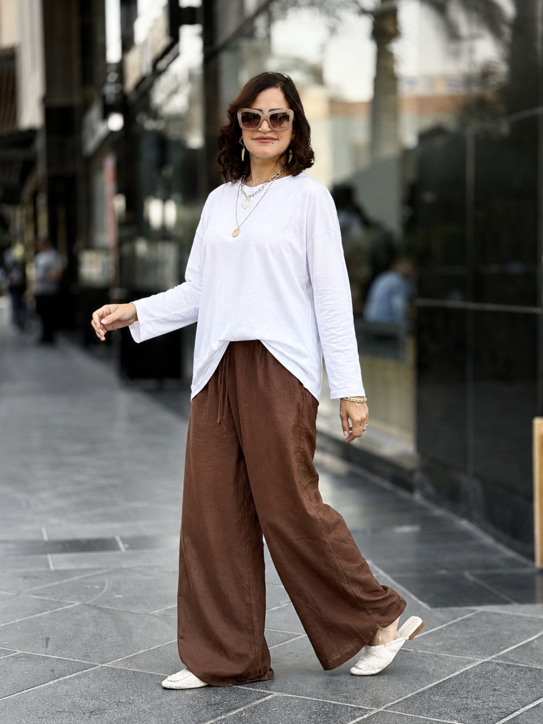 Linen Wide Leg Pants
