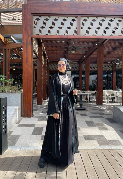 2-in-1 Velvet & Silk Kimono