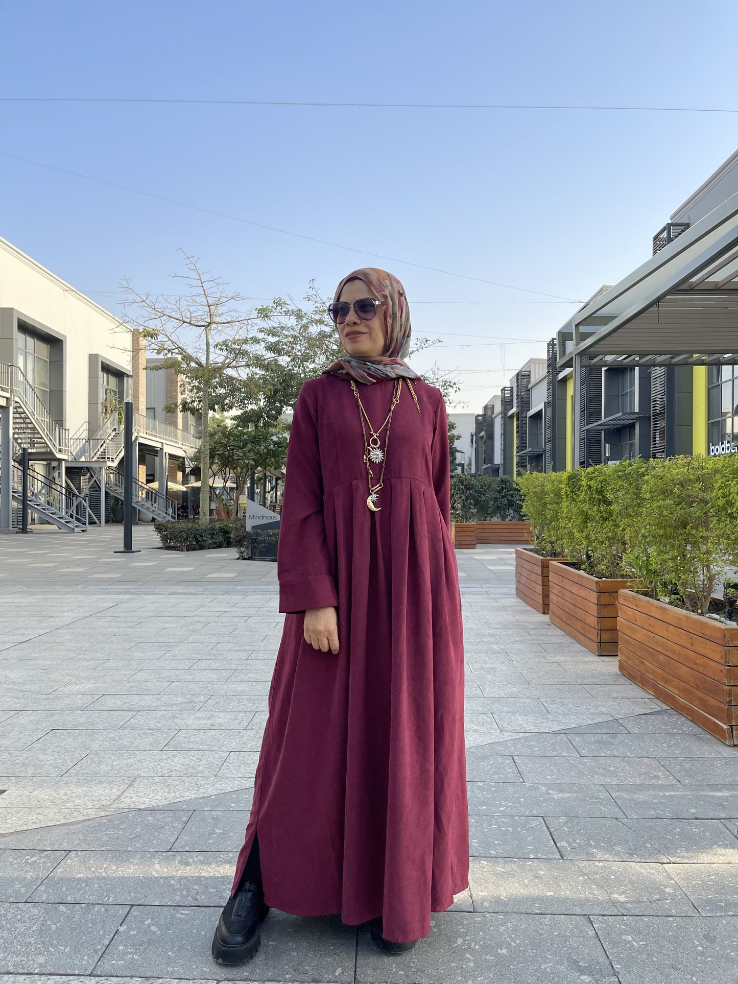 Buttoned Dress