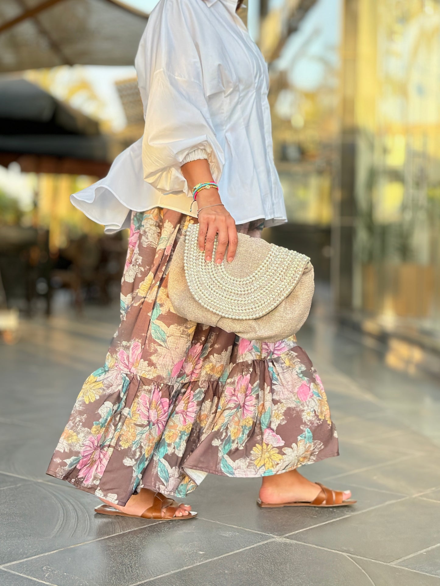 Empire Corset Maxi Skirt 🍑
