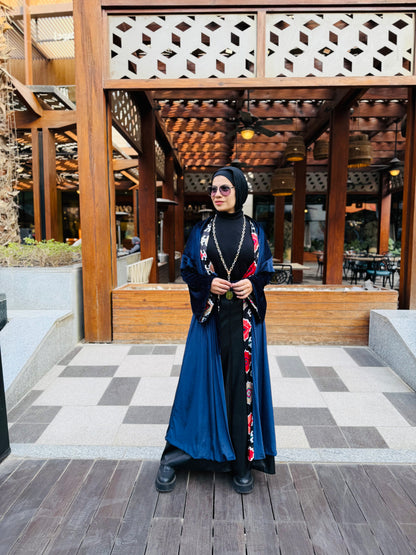 Velvet_satin Kaftan