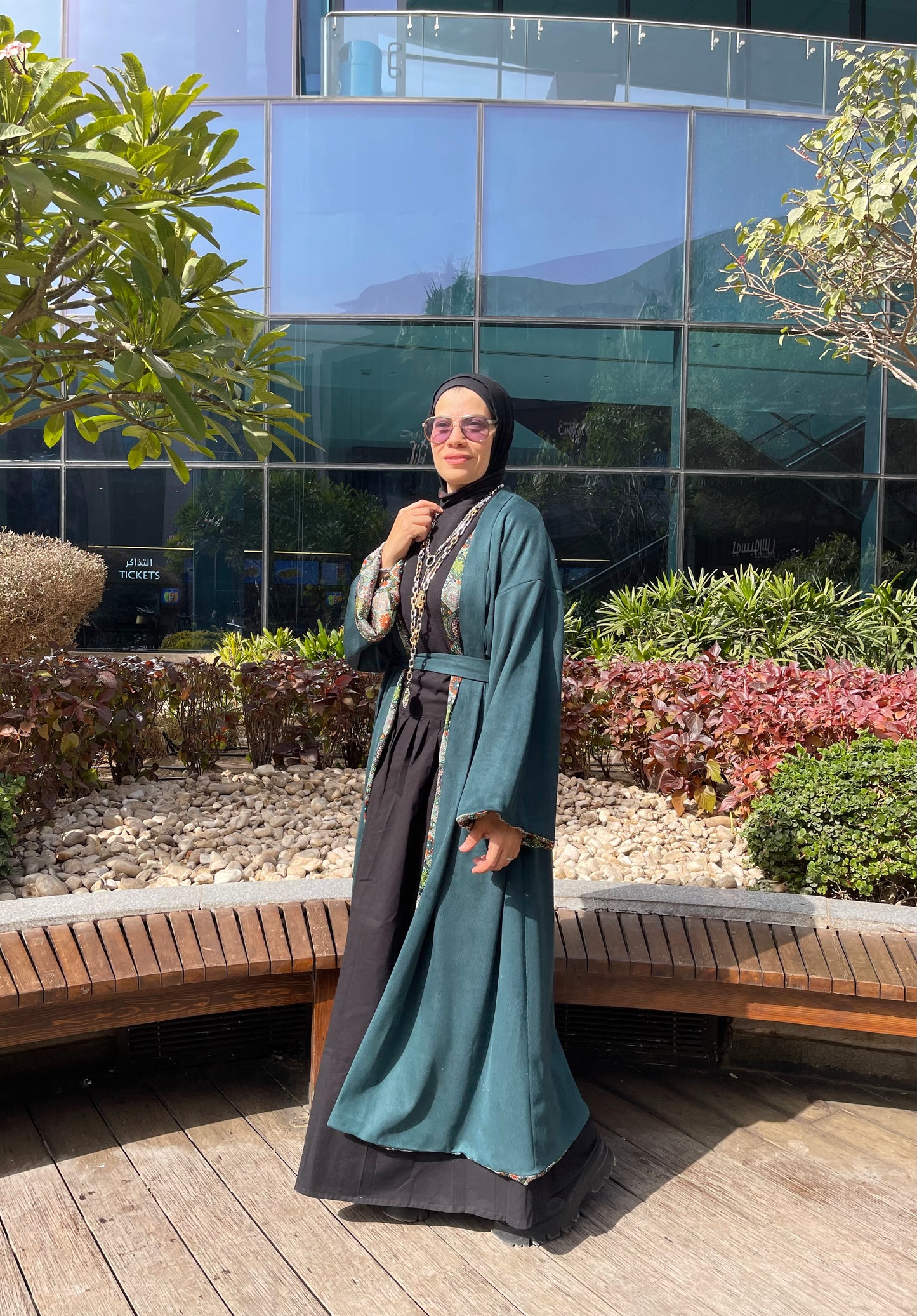 Layali Kaftan – Velvet & Silk (Double Face)