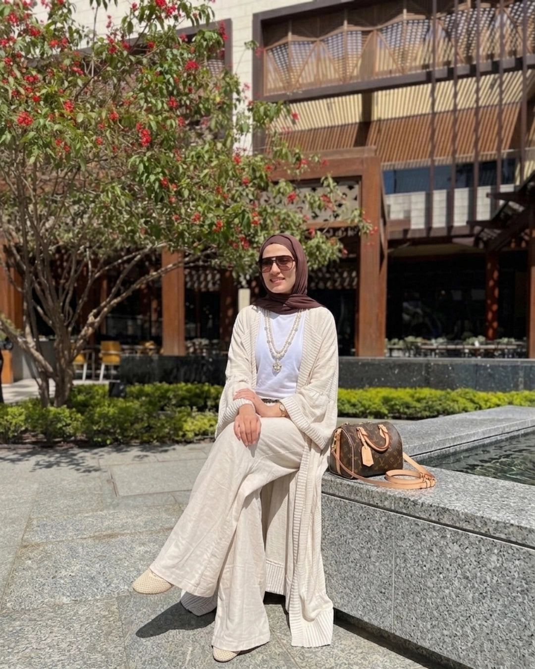 Sandshell Cardigan Set