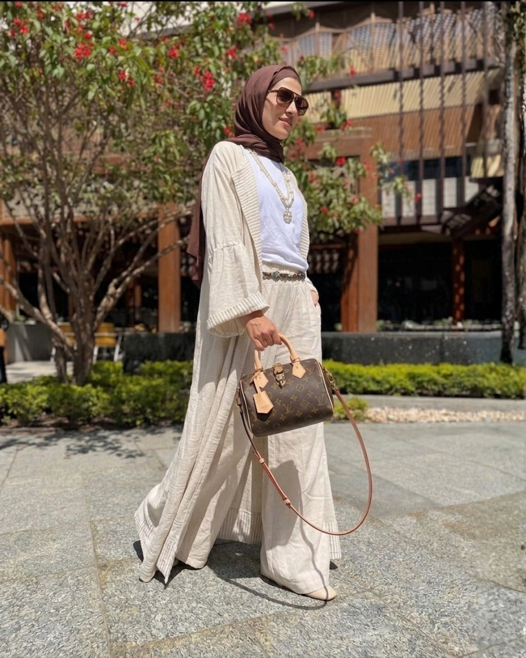 Sandshell Cardigan Set
