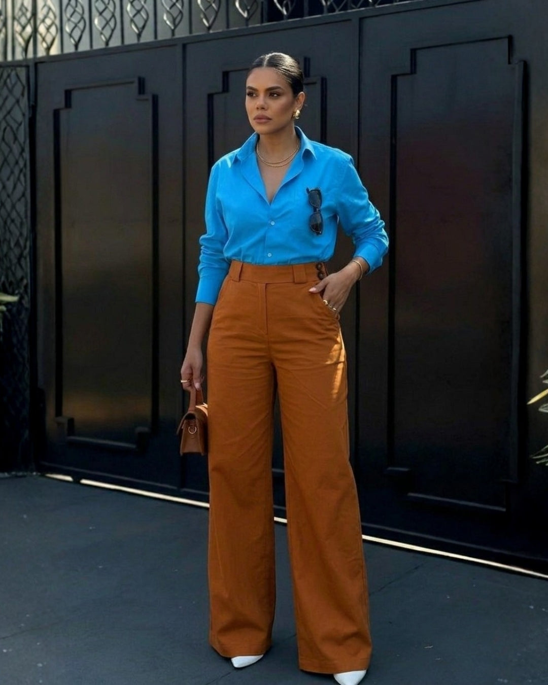 Nature's Contrast Outfit